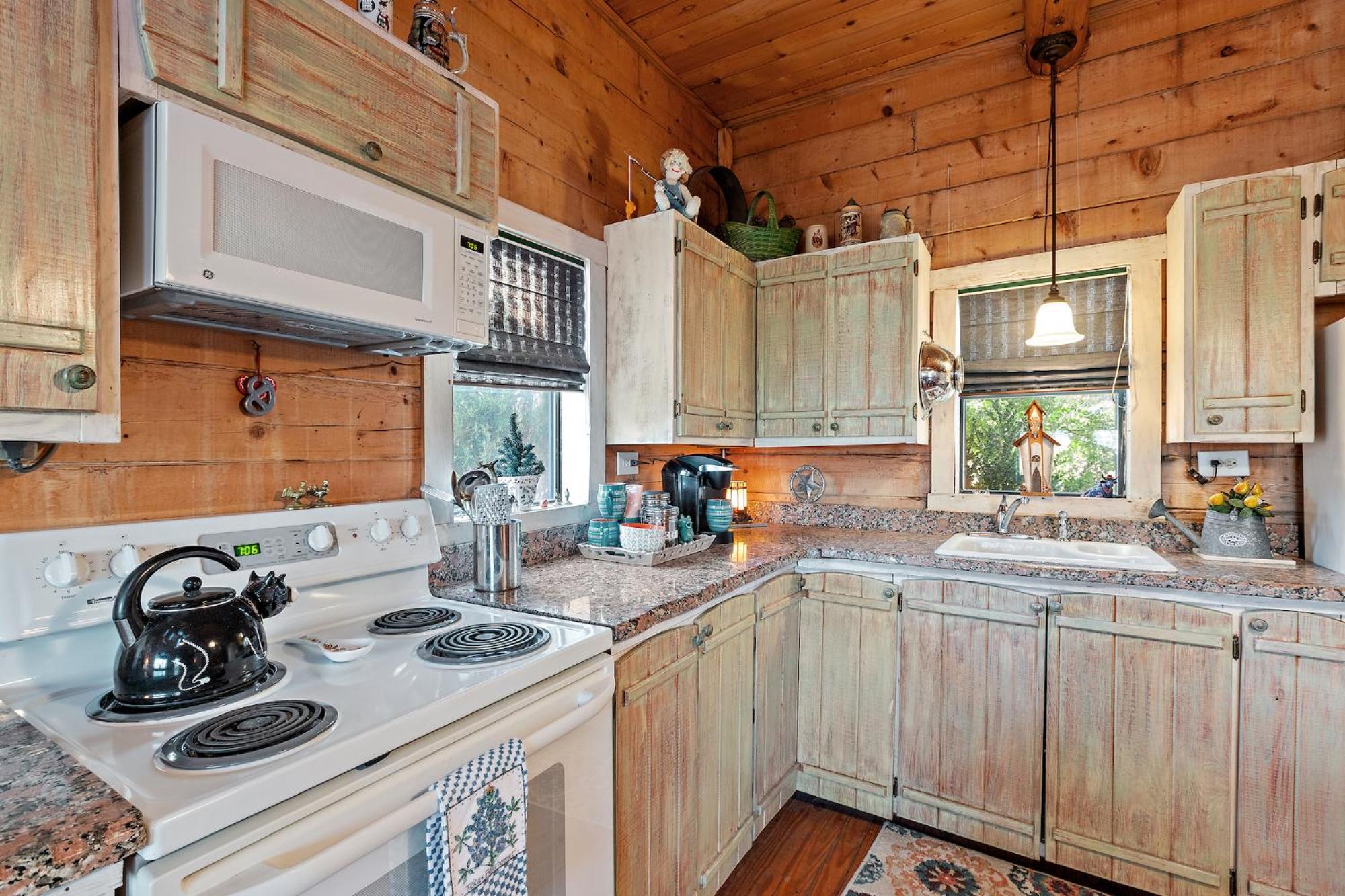 Mighty Oak Log Cabin Fredericksburg Exterior foto