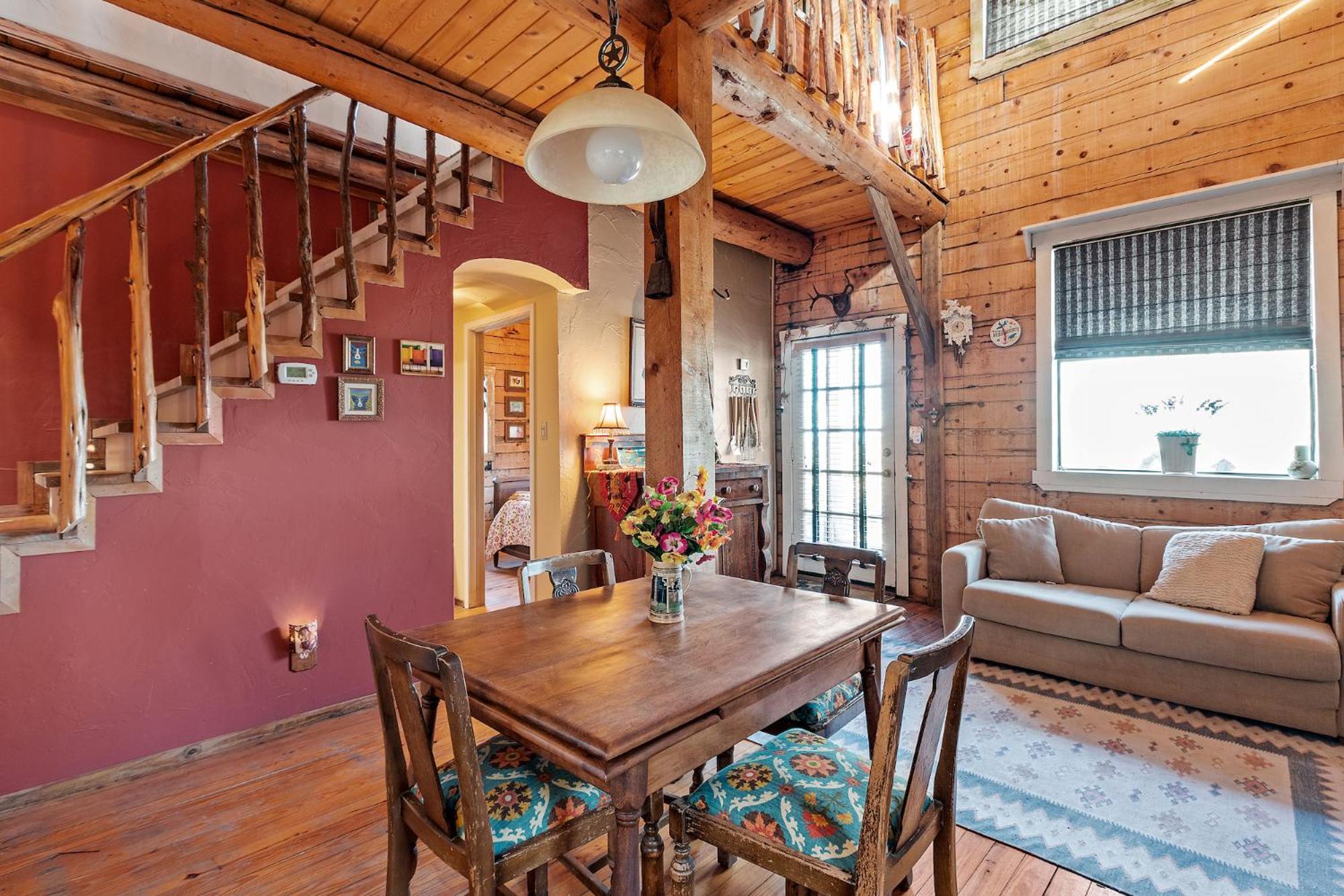 Mighty Oak Log Cabin Fredericksburg Exterior foto