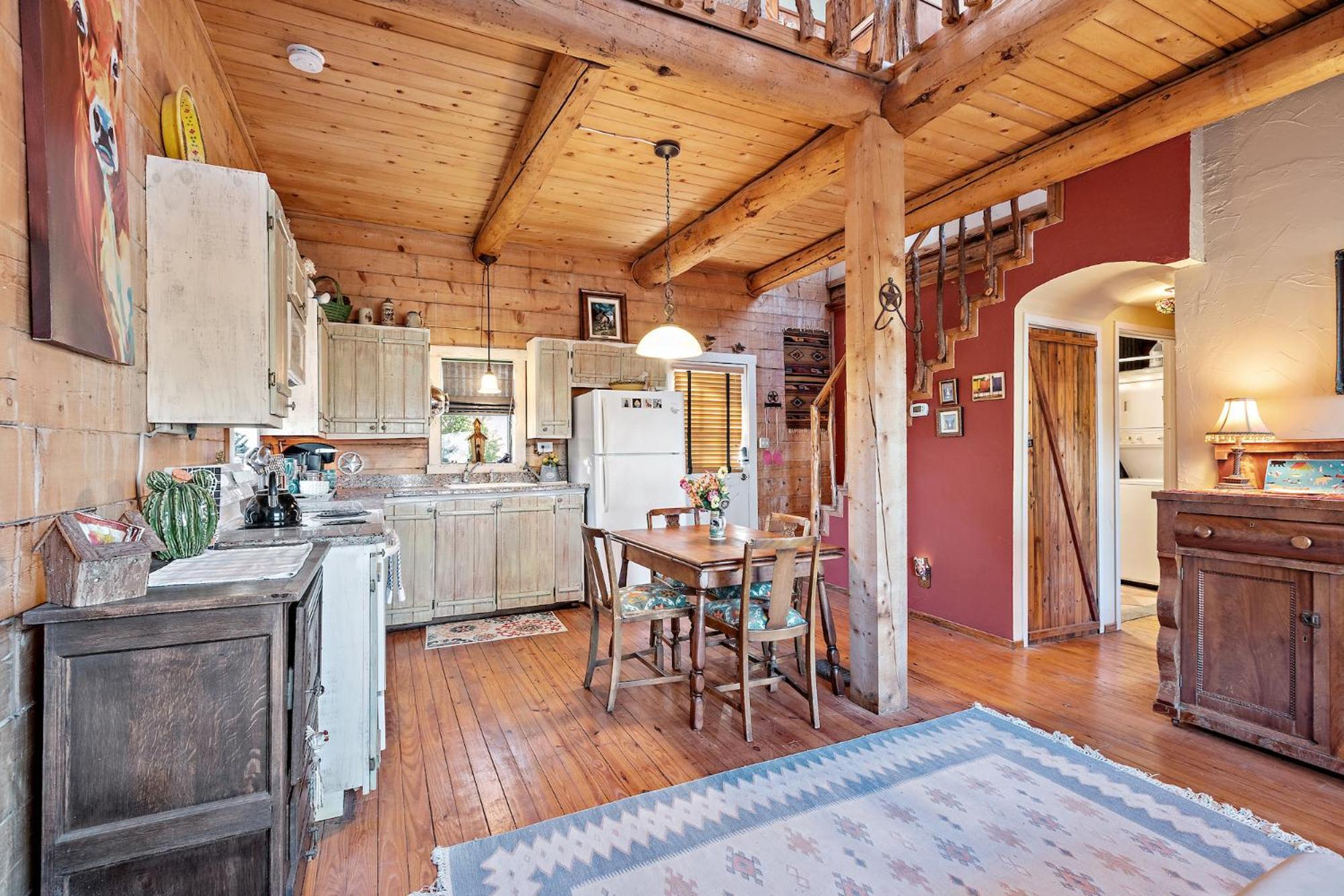 Mighty Oak Log Cabin Fredericksburg Exterior foto